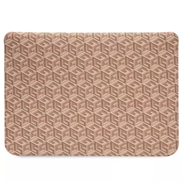 Guess GCube Stripes case for a 14&quot  laptop - brown 5