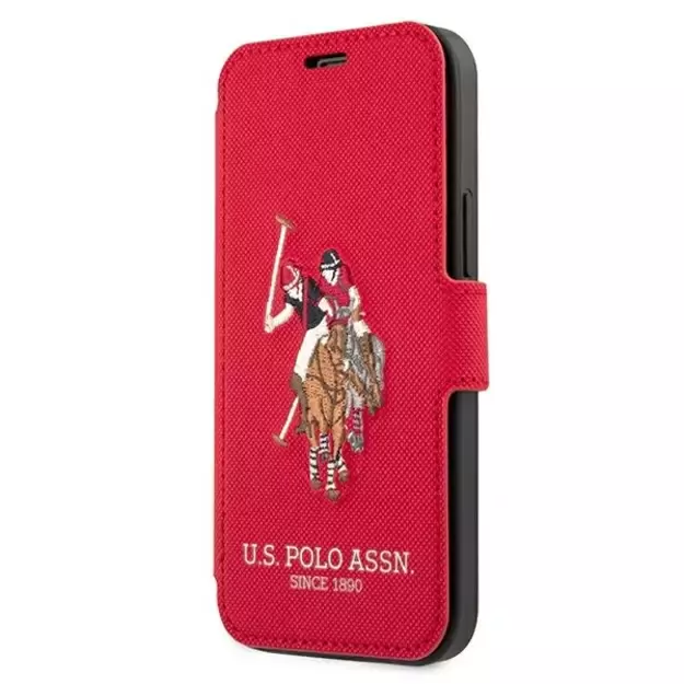 US Polo USFLBKP12MPUGFLRE iPhone 12/12 Pro 6,1  czerwony/red book Polo Embroidery Collection