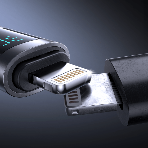 Joyroom S-A16 Pro Prism Series 30W USB-C - Lightning Cable with Display 1.2m - Black 4