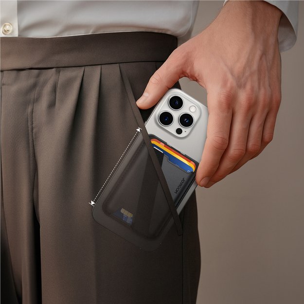 Joyroom JR-ZS432 Magnetic Wallet Compatible with MagSafe - Black 6