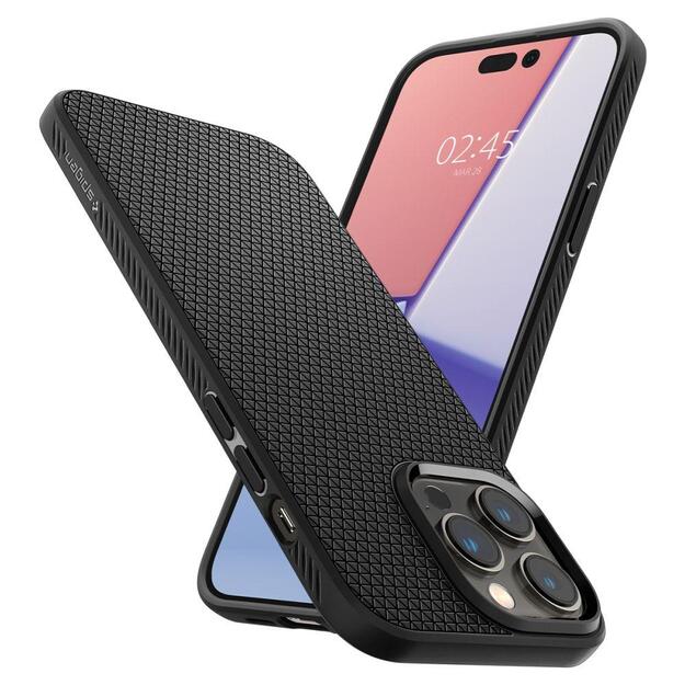 Spigen Liquid Air iPhone 14 Pro Case - Matte Black 9