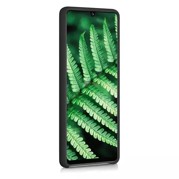 Silicone Case Soft Flexible Rubber Cover for Samsung Galaxy A42 5G black 1