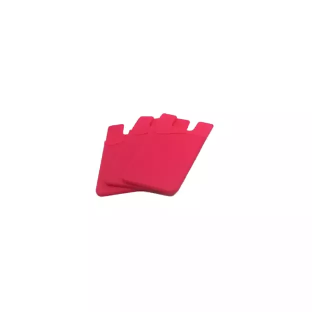 Self-adhesive card case for the back of the phone - red 1