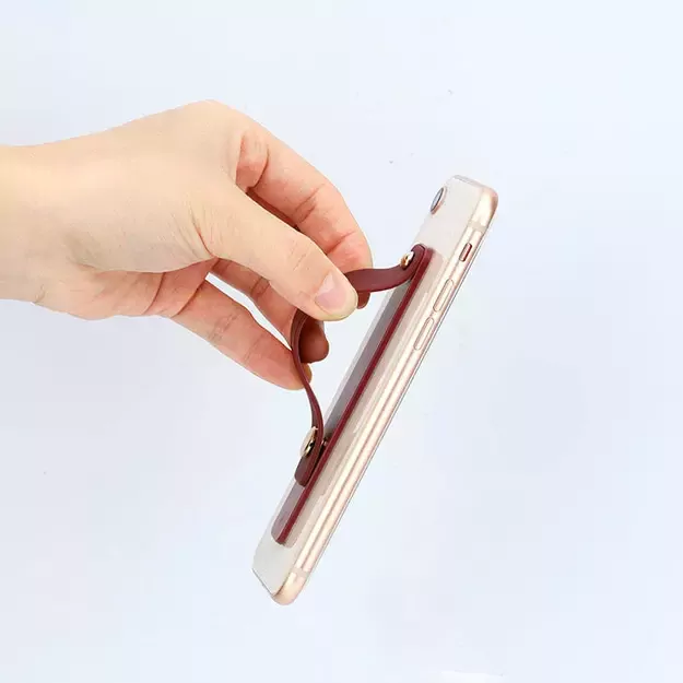 Self-adhesive finger holder with zipper - green 10