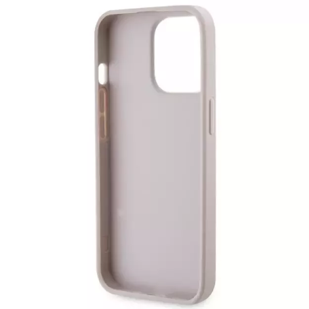 Guess GUHCP13XP4TDSCPP case for iPhone 13 Pro Max 6.7&quot  - pink Crossbody 4G Metal Logo 14