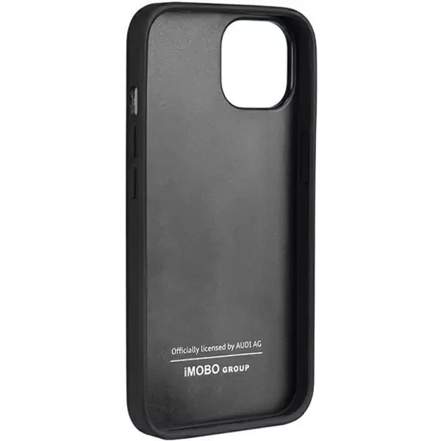Audi Genuine Leather iPhone 12/12 Pro 6.1&quot  black/black hardcase AU-TPUPCIP12P-Q8/D1-BK 2