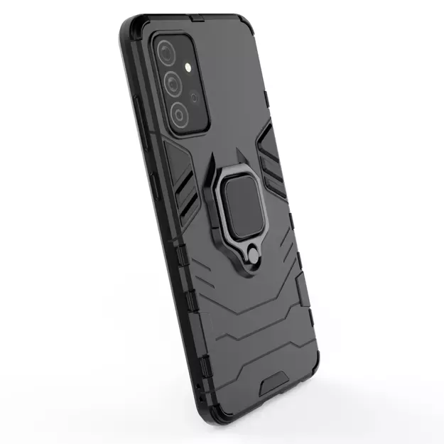 Ring Armor Case Kickstand Tough Rugged Cover for Samsung Galaxy A72 4G blue 13