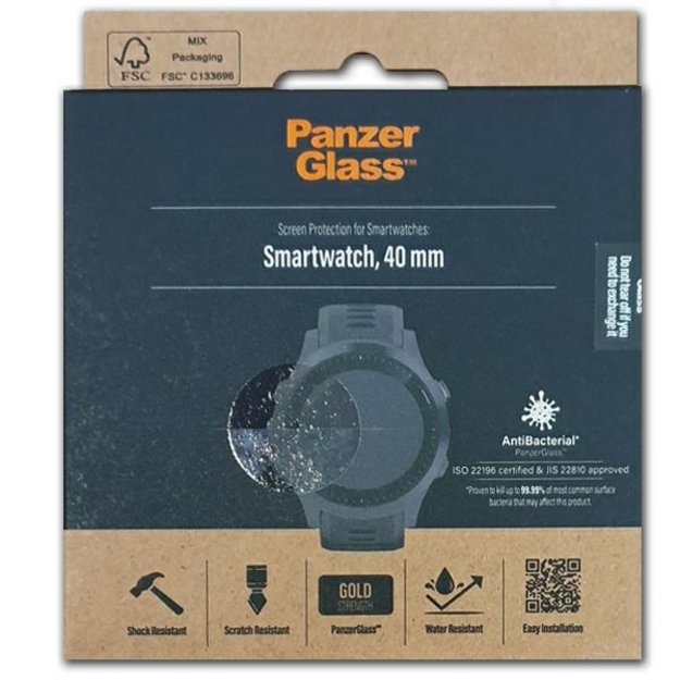 PanzerGlass SmartWatch screen protection for 40mm smartwatches 3