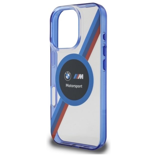 BMW BMHMP16X23HTPUT iPhone 16 Pro Max 6.9&quot  transparent hardcase Motosport IML Circle MagSafe 5