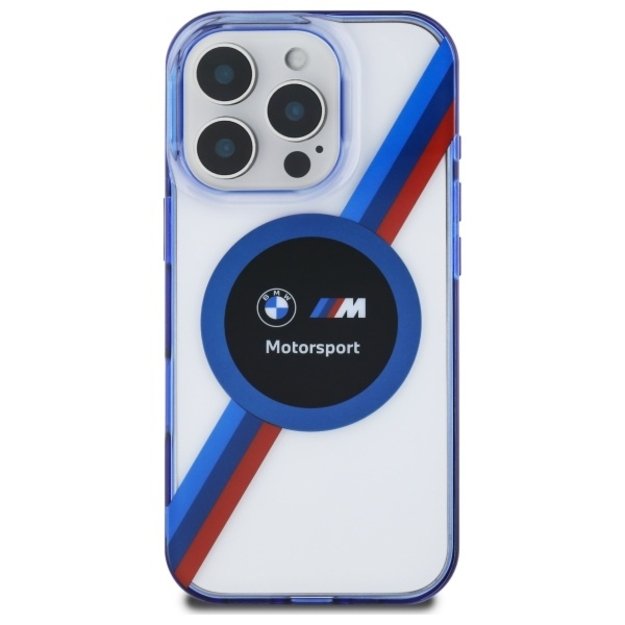 BMW BMHMP16X23HTPUT iPhone 16 Pro Max 6.9&quot  transparent hardcase Motosport IML Circle MagSafe 2