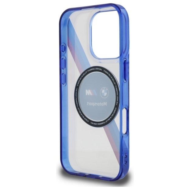 BMW BMHMP16X23HTPUT iPhone 16 Pro Max 6.9&quot  transparent hardcase Motosport IML Circle MagSafe 6