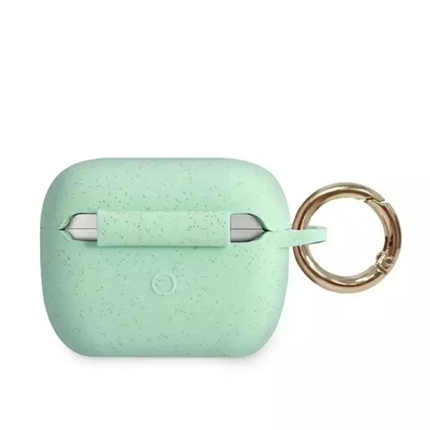 Guess GUACAPSILGLGN AirPods Pro cover green/green Silicone Glitter 1