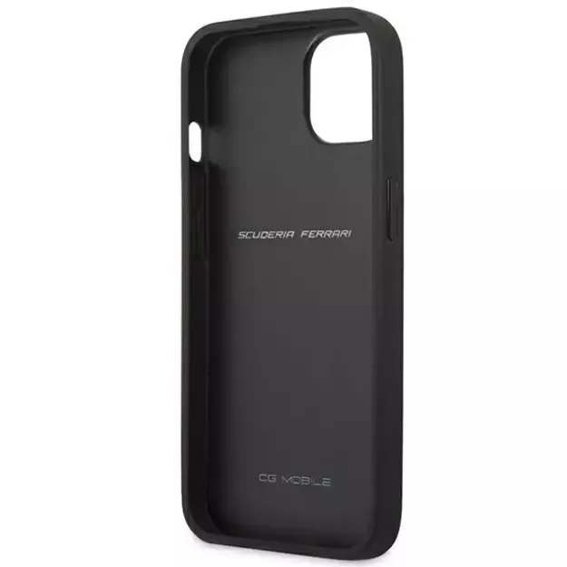 Ferrari FESAXHCP13SBK iPhone 13 mini 5.4&quot  black/black hardcase On Track Carbon Stripe 13