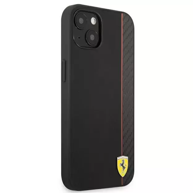 Ferrari FESAXHCP13SBK iPhone 13 mini 5.4&quot  black/black hardcase On Track Carbon Stripe 10