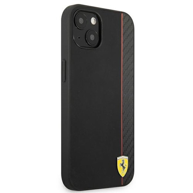 Ferrari FESAXHCP13SBK iPhone 13 mini 5.4&quot  black/black hardcase On Track Carbon Stripe 3