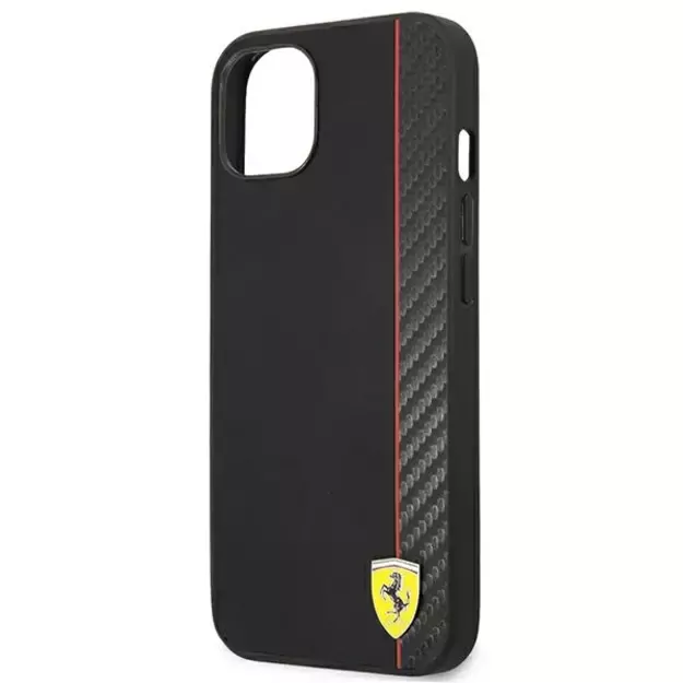 Ferrari FESAXHCP13SBK iPhone 13 mini 5.4&quot  black/black hardcase On Track Carbon Stripe 12