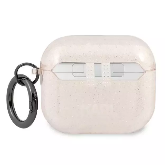 Karl Lagerfeld KLA3UKHGD AirPods 3 cover złoty/gold Glitter Karl`s Head 3