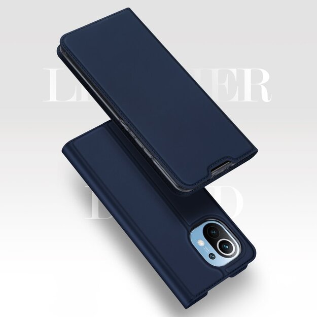 DUX DUCIS Skin Pro Bookcase type case for Xiaomi Mi 11 blue 8