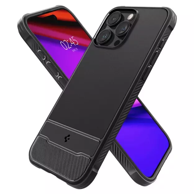 Spigen Rugged Armor Mag Case with MagSafe for iPhone 15 Pro - Matte Black 6