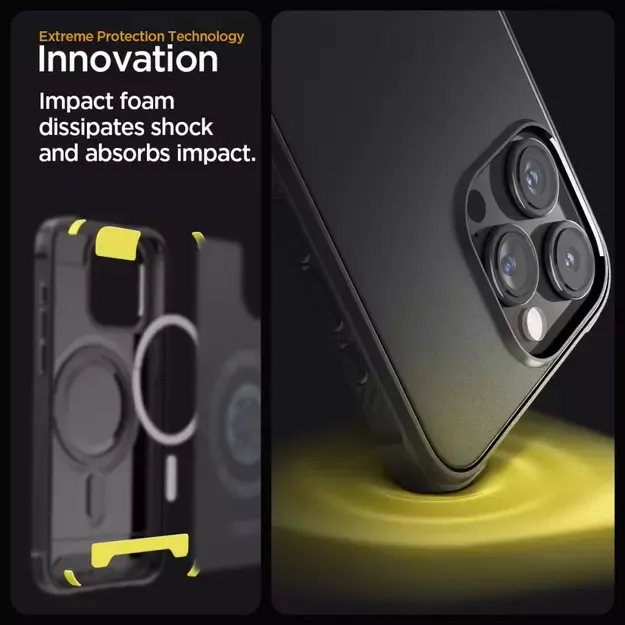 Spigen Rugged Armor Mag Case with MagSafe for iPhone 15 Pro Max - Matte Black 10
