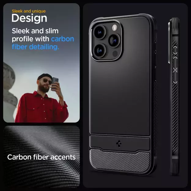 Spigen Rugged Armor Mag Case with MagSafe for iPhone 15 Pro Max - Matte Black 9