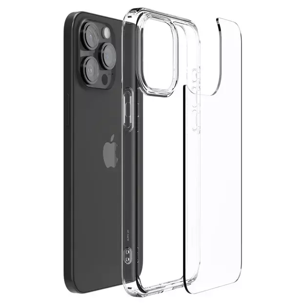 Spigen Ultra Hybrid Case for iPhone 15 Pro Max - Clear 14