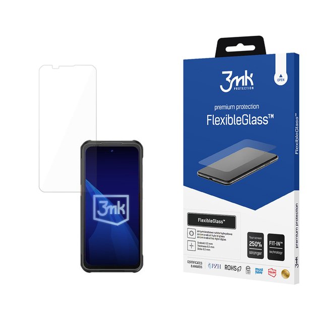 Hybrid glass 3mk FlexibleGlass for Rugged Phones P10