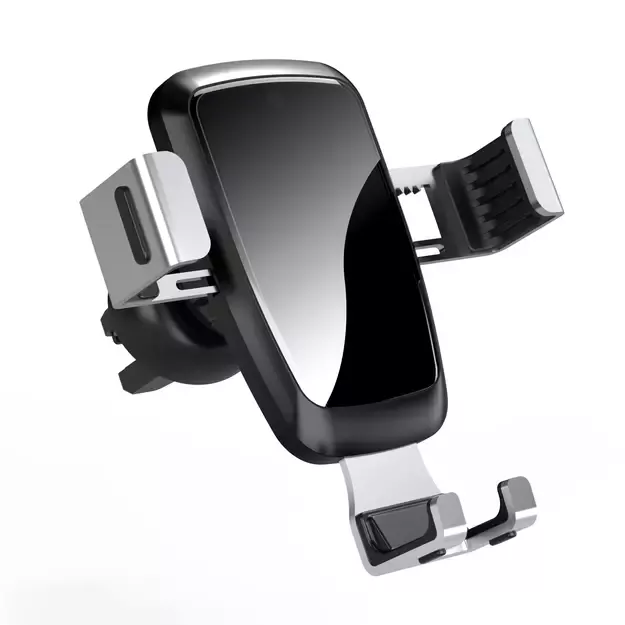 Gravity smartphone car holder, black air vent grille (YC08) 1