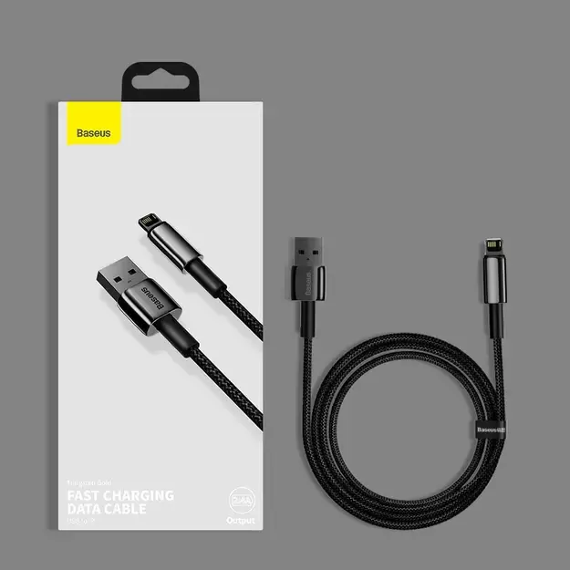 Baseus Tungsten USB - Lightning cable 2.4 A 1 m black (CALWJ-01) 17