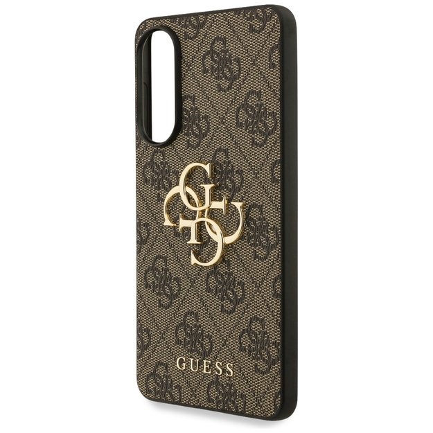 Guess Big 4G Logo Classic Logo Case for Samsung Galaxy S25 Edge - Brown 5