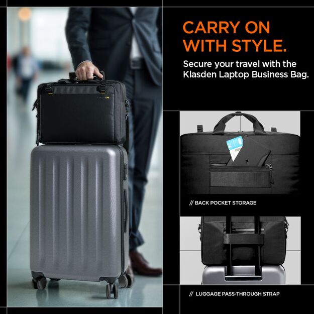 Spigen KD300 Laptop Bag - Black 9