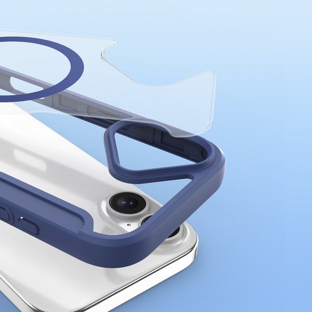 Dux Ducis Skin X Pro iPhone 17 Air Case with MagSafe and Wallet - Blue 8