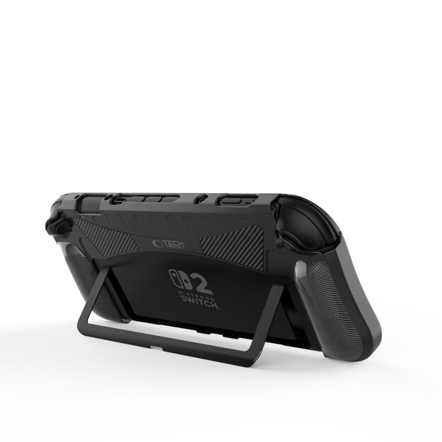 Tech-Protect TPUCarbon Case for Nintendo Switch 2 - Black 1
