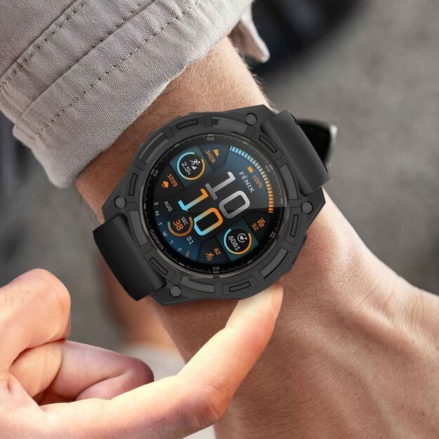 Tech-Protect Defense Air Case for Garmin Fenix 7 / 7 Pro - Black 2