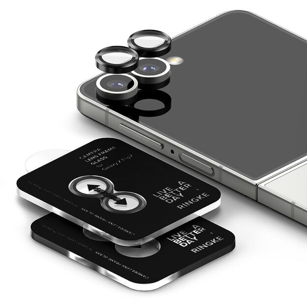 Ringke Camera Frame Protector 2-pack for Samsung Galaxy Z Flip 7 - Black 2