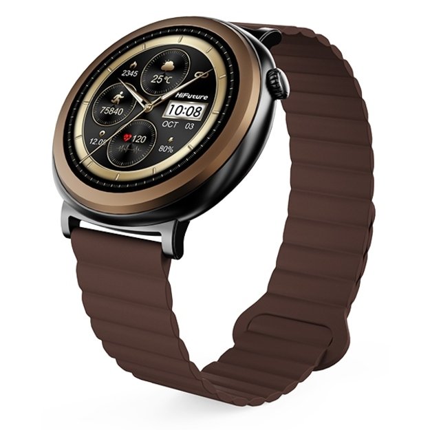 HiFuture Aurora Smartwatch - Brown 1