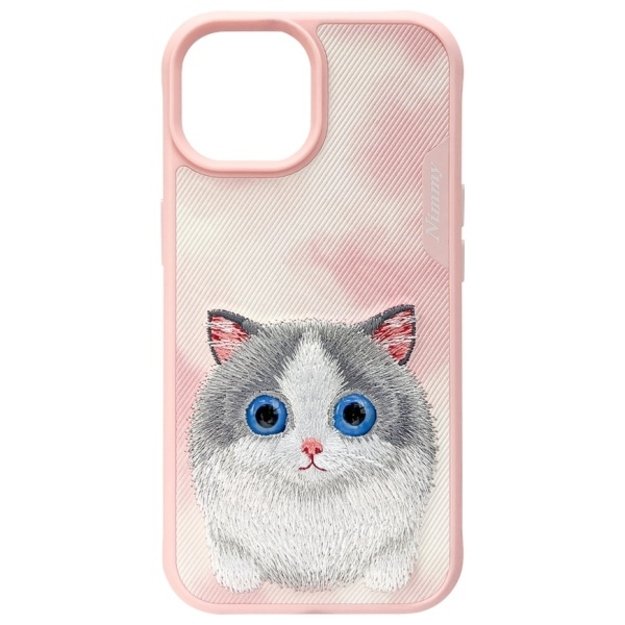 Nimmy Big Eyed Pet 2.0 Cat Case for iPhone 15 - Pink 3