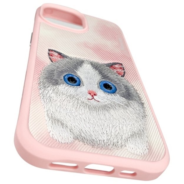 Nimmy Big Eyed Pet 2.0 Cat Case for iPhone 15 - Pink 8