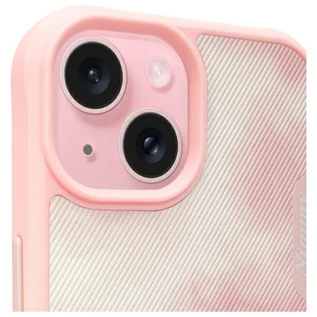 Nimmy Big Eyed Pet 2.0 Cat Case for iPhone 15 - Pink 2
