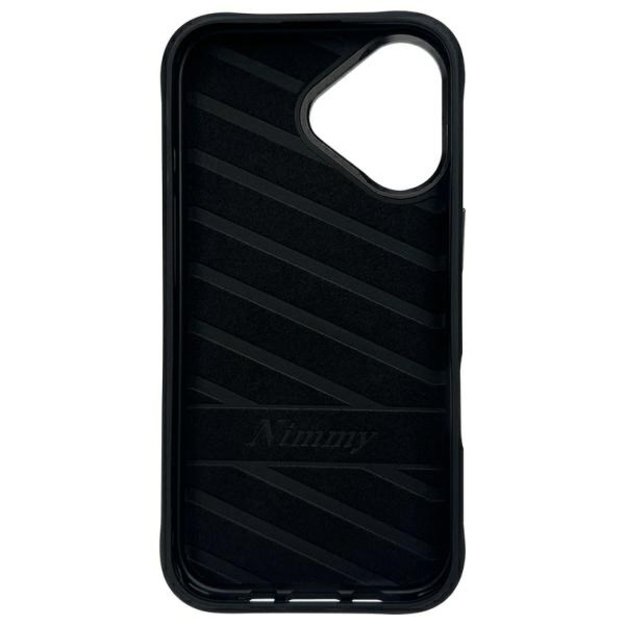 Nimmy Big Eyed Pet 2.0 Panda case for iPhone 16 - black 5