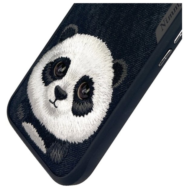 Nimmy Big Eyed Pet 2.0 Panda case for iPhone 16 - black 6