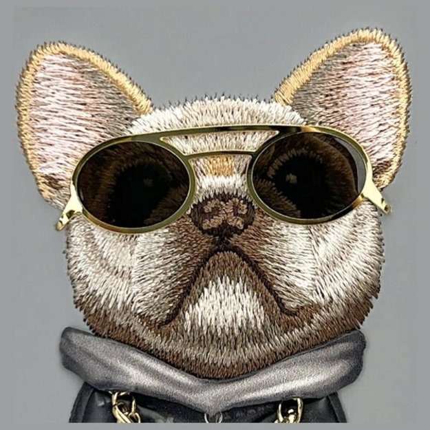 Nimmy Glasses Cool Dog iPhone 16 Case - Gray 8