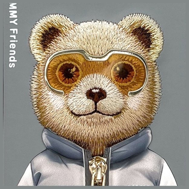 Nimmy Cool&amp Cute 2.0 Bear Case for iPhone 16 Pro - Gray 6
