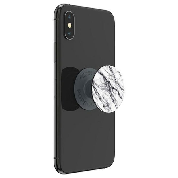 Popsockets 2 White Stone Marble Phone Holder and Stand 4