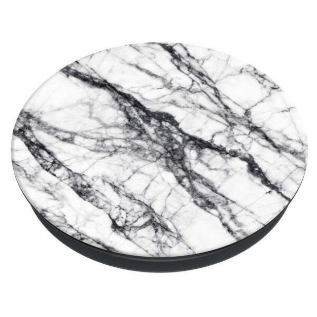 Popsockets 2 White Stone Marble Phone Holder and Stand 2