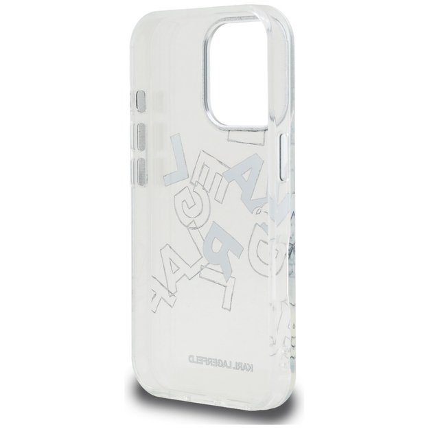 Karl Lagerfeld IML Sketched Graphic Case for iPhone 16 Pro Max - Clear 6