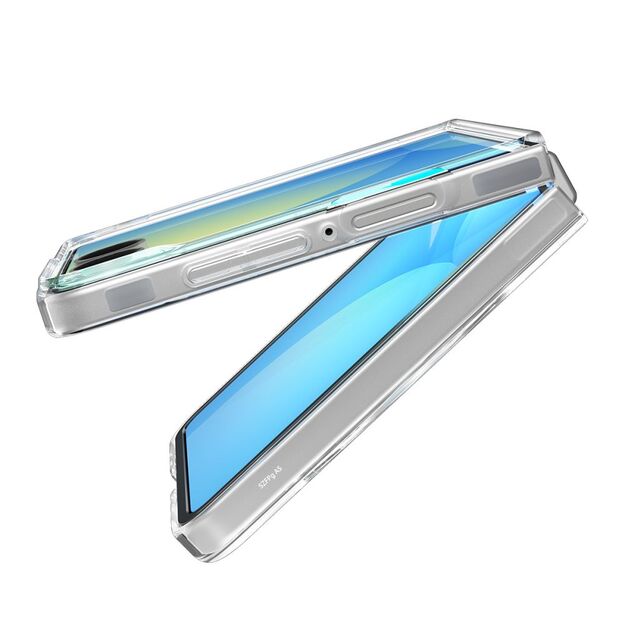 Spigen AirSkin Mag MagSafe Case for Samsung Galaxy Z Flip 7 - Clear and White 6