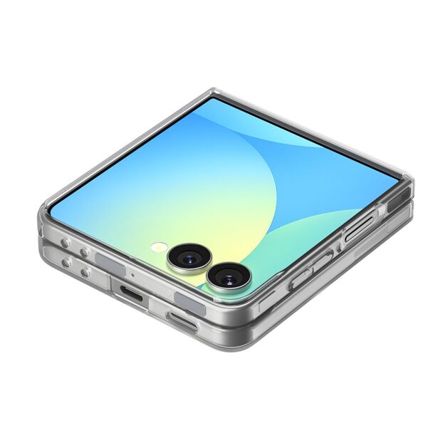 Spigen AirSkin Mag MagSafe Case for Samsung Galaxy Z Flip 7 - Clear and White 9