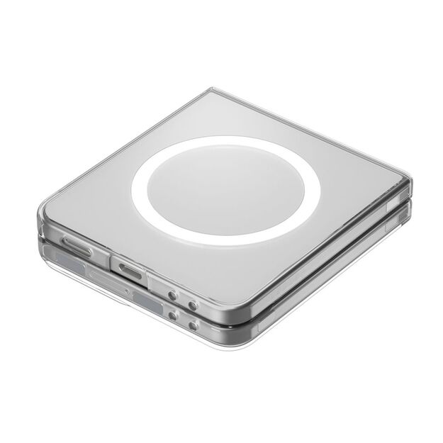 Spigen AirSkin Mag MagSafe Case for Samsung Galaxy Z Flip 7 - Clear and White 8