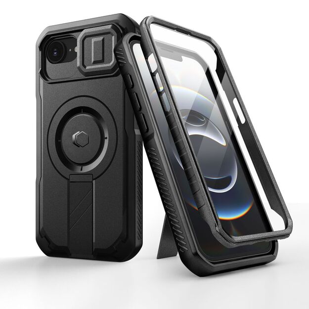 Tech-Protect Kevlar Magsafe Case for iPhone 16e - Black 1